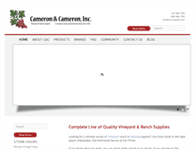Tablet Screenshot of ccivineyard.com